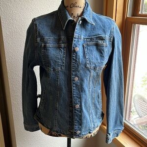 Jones New York Signature blue Jean jacket size med